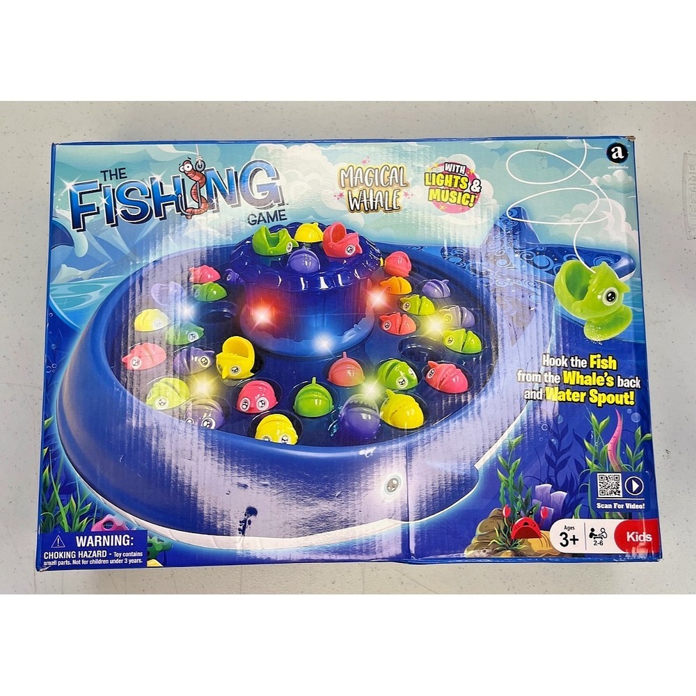The Fishing Game with Light-up Magical Whale